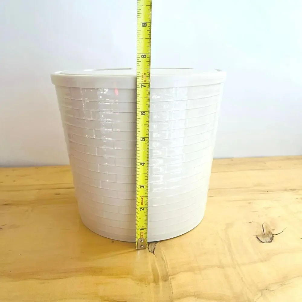 Vtg Ice Bucket Longaberger Insulated 40772 Basket Cream Canister